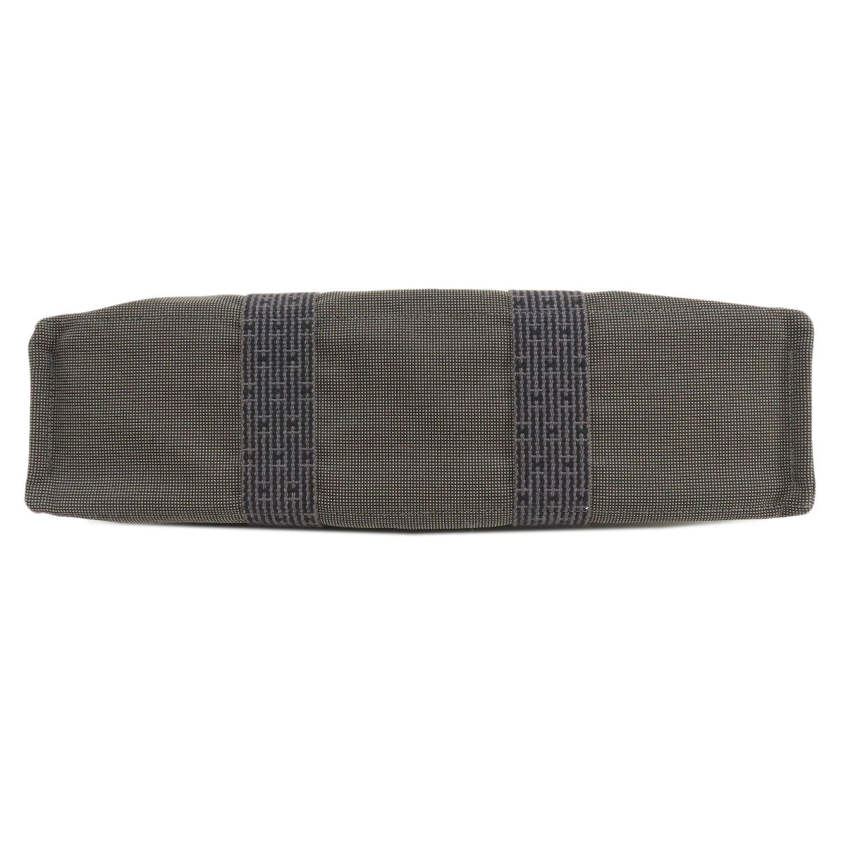 HERMES Handbag canvas gray Her LineMM