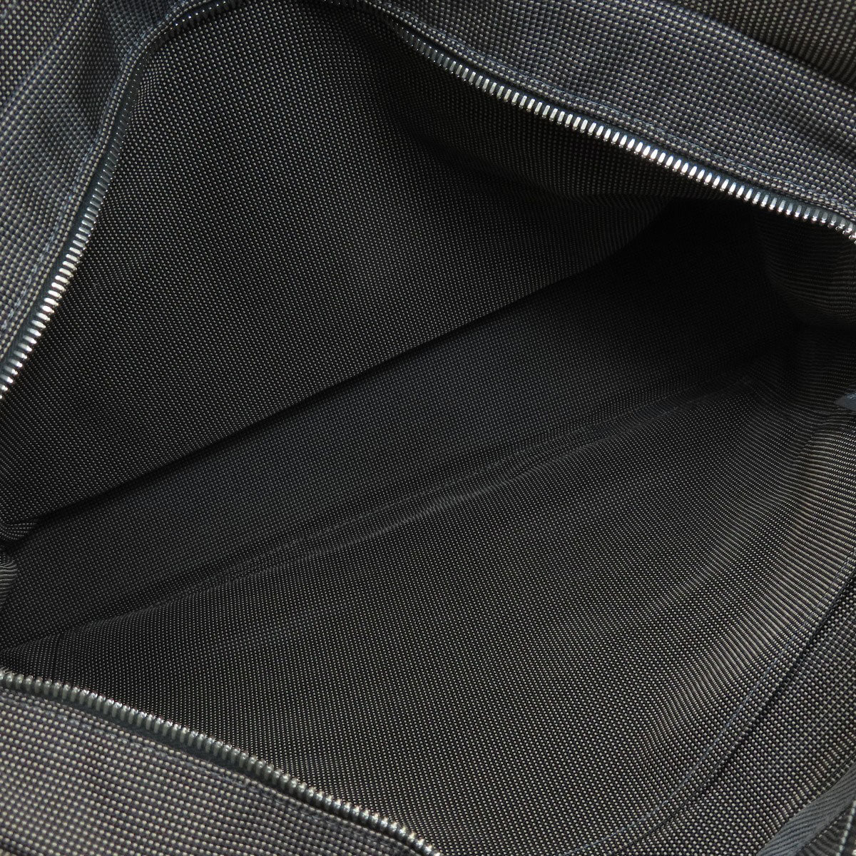 HERMES Handbag canvas gray Her LineMM