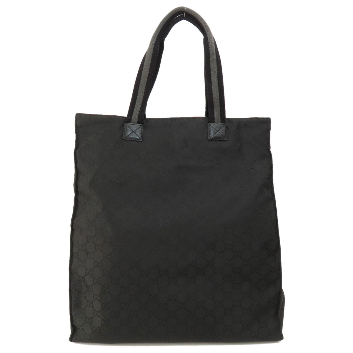 GUCCI Tote Bag 449177 Nylon black GG outlet Women Used