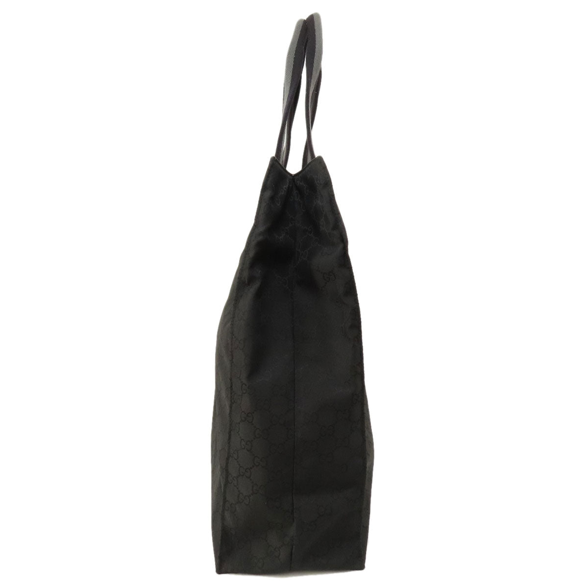 GUCCI Tote Bag 449177 Nylon black GG outlet Women Used