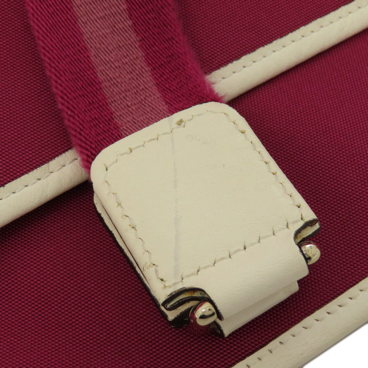 GUCCI Tote Bag 264216 Nylon canvas purple outlet Women Used