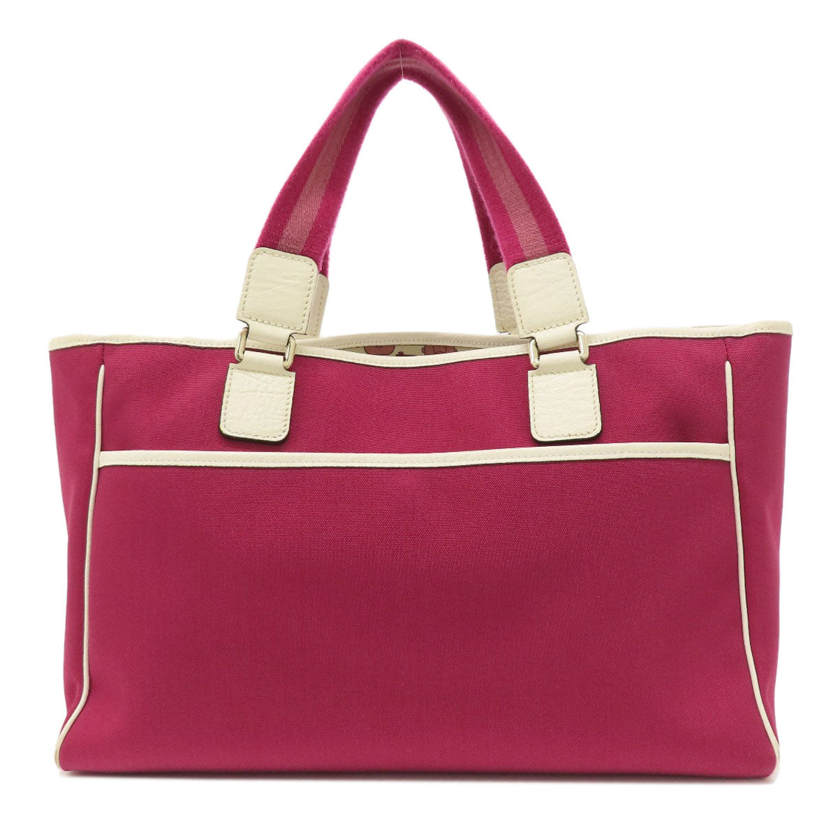 GUCCI Tote Bag 264216 Nylon canvas purple outlet Women Used