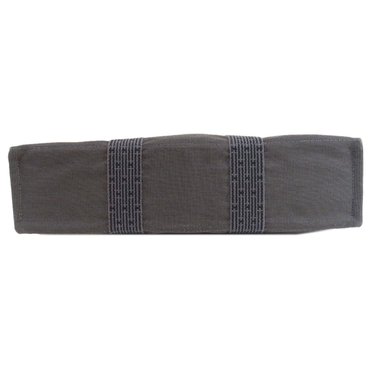 HERMES Tote Bag canvas gray