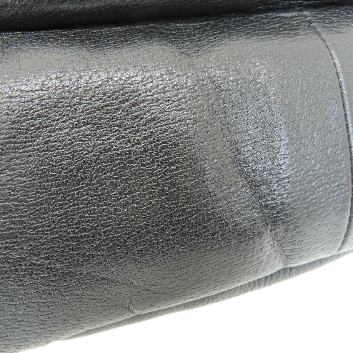 GUCCI Tote Bag 130736 leather black logo Women Used