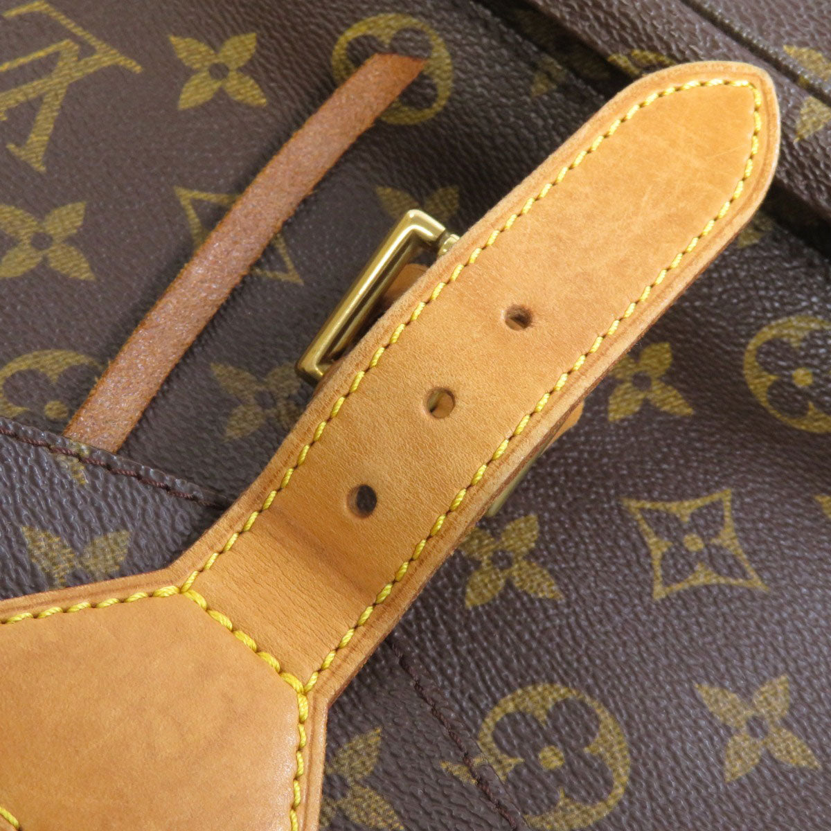 LOUIS VUITTON Backpack M51135 Monogram canvas Brown MontsourisGM Women Used