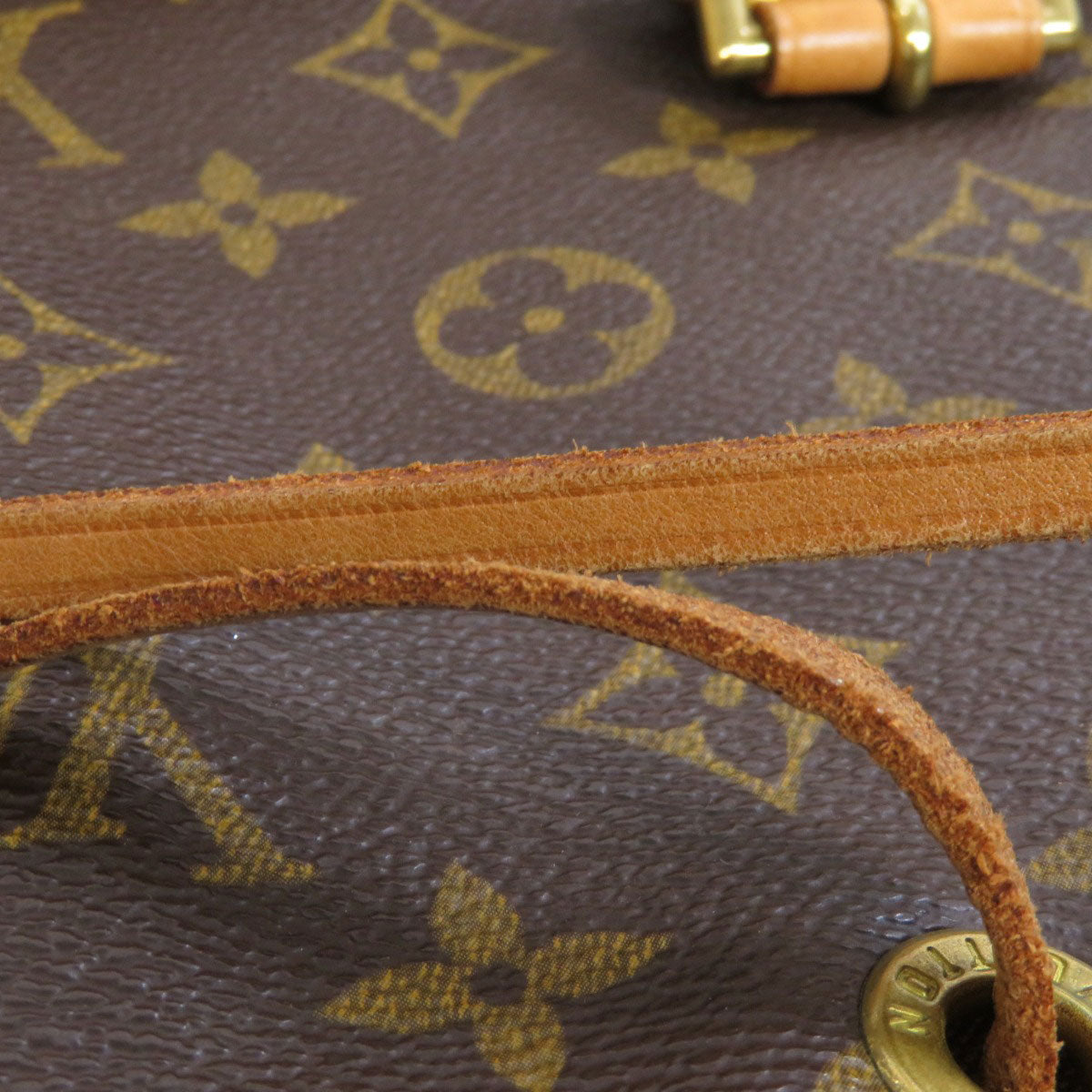 LOUIS VUITTON Backpack M51135 Monogram canvas Brown MontsourisGM Women Used