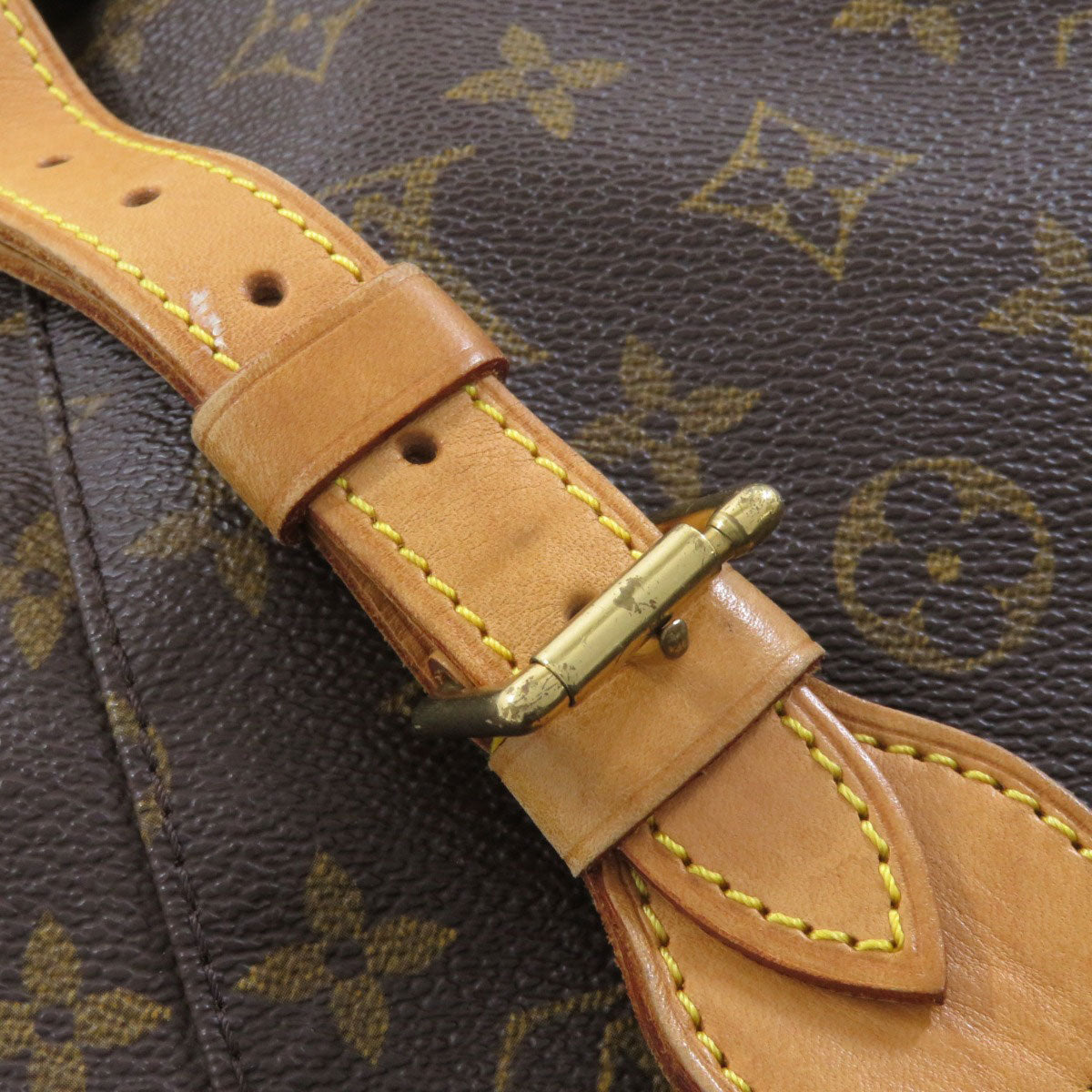 LOUIS VUITTON Backpack M51135 Monogram canvas Brown MontsourisGM Women Used