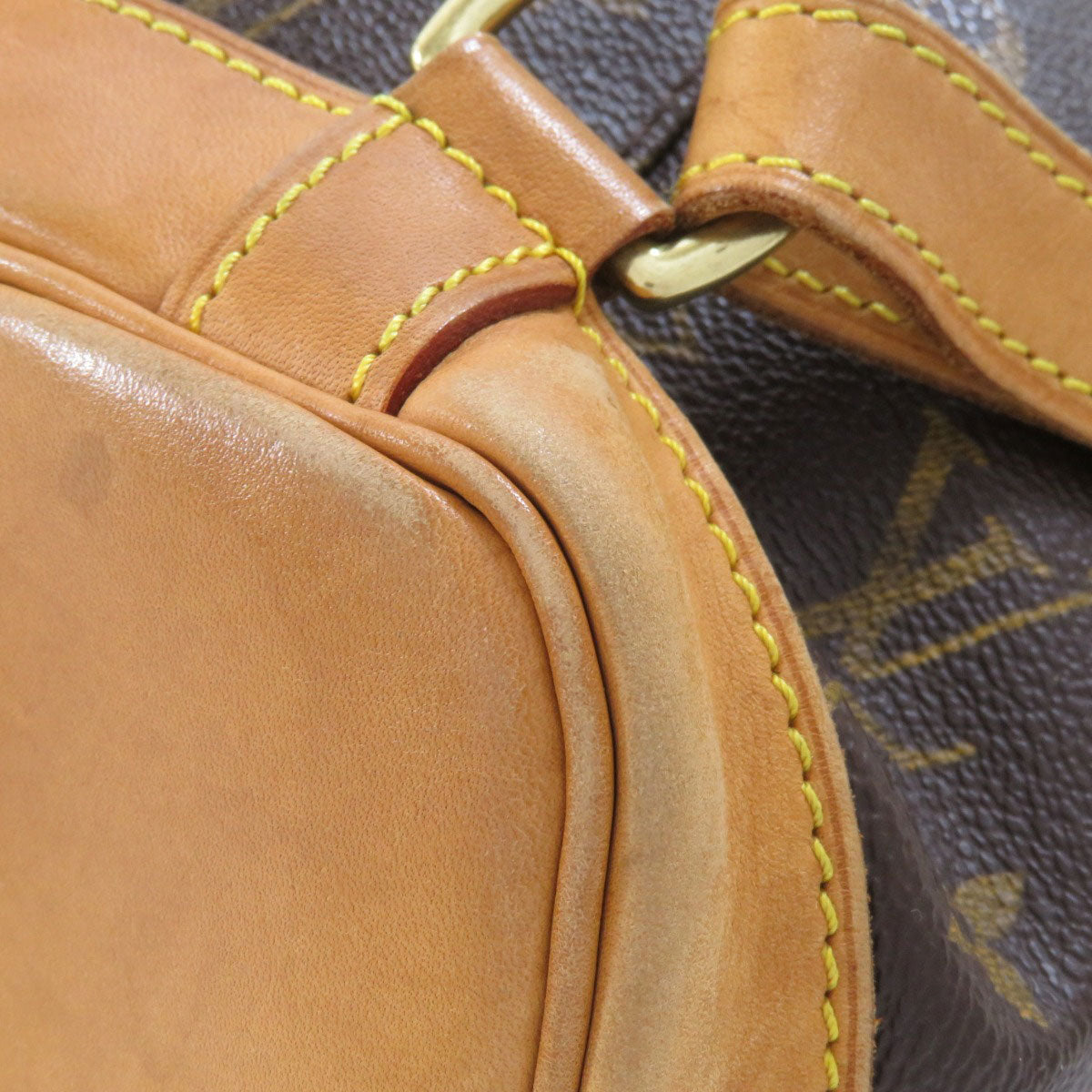 LOUIS VUITTON Backpack M51135 Monogram canvas Brown MontsourisGM Women Used