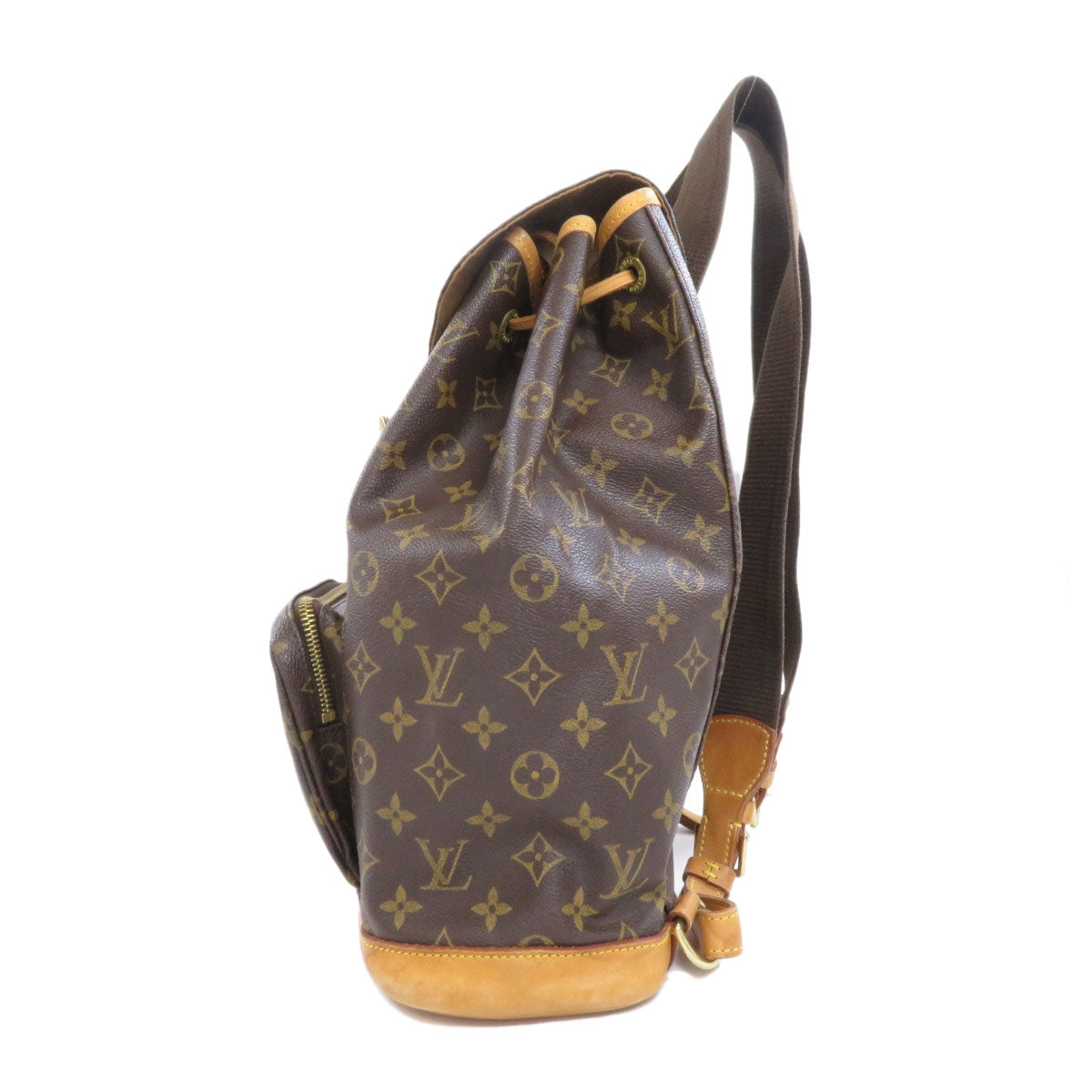 LOUIS VUITTON Backpack M51135 Monogram canvas Brown MontsourisGM Women Used