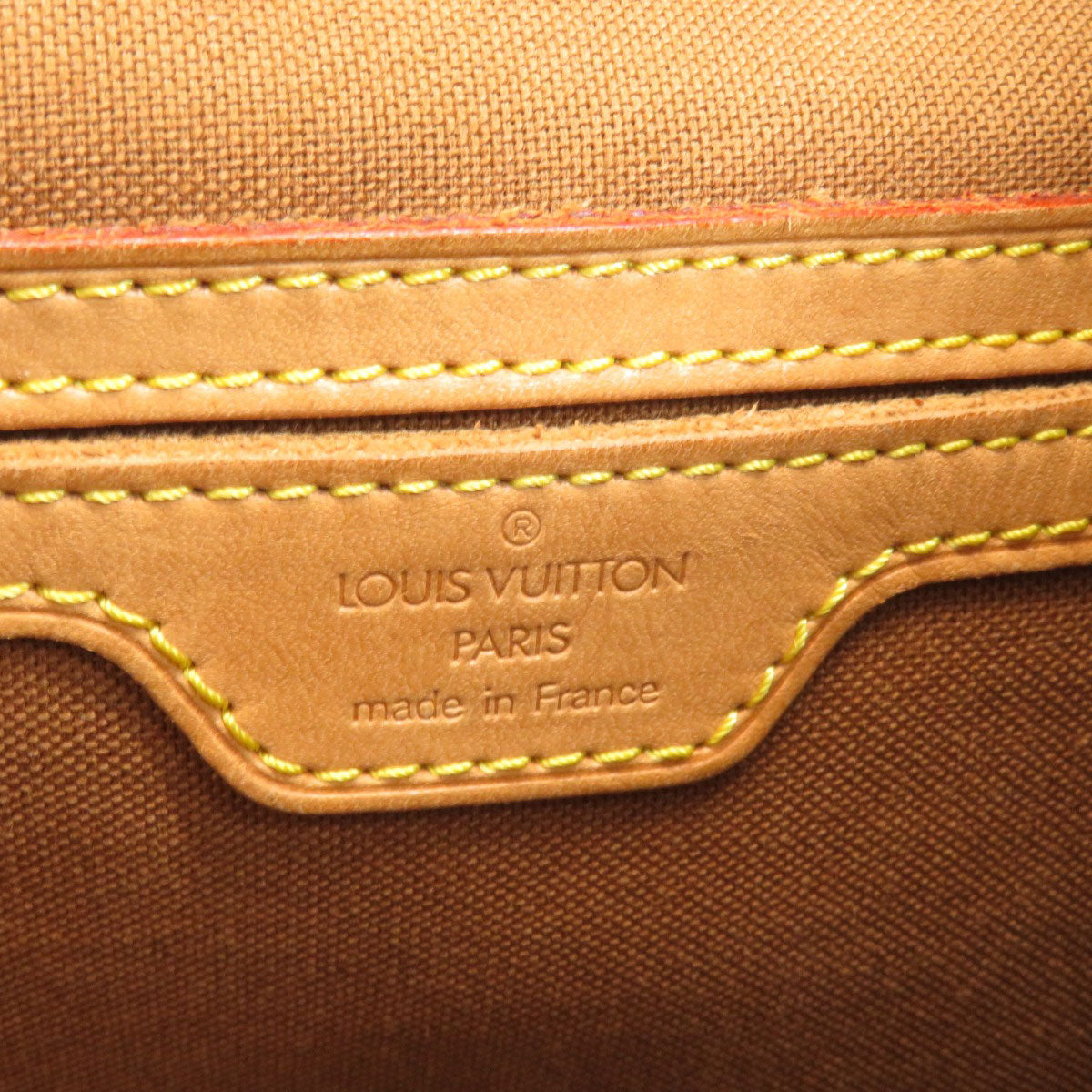 LOUIS VUITTON Backpack M51135 Monogram canvas Brown MontsourisGM Women Used