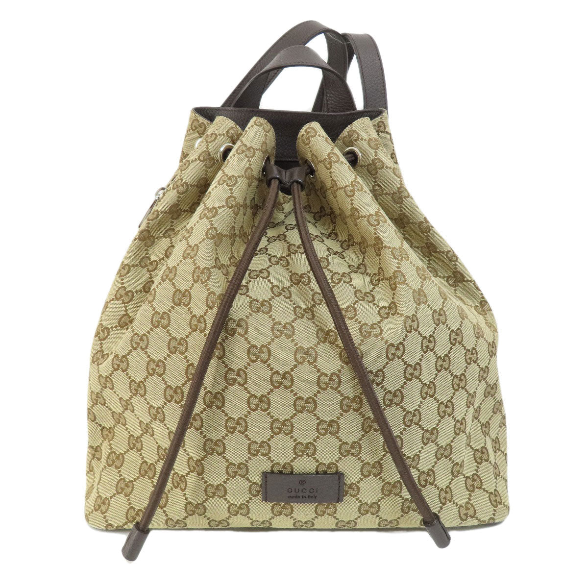 GUCCI Backpack 449175 canvas Brown GG outlet