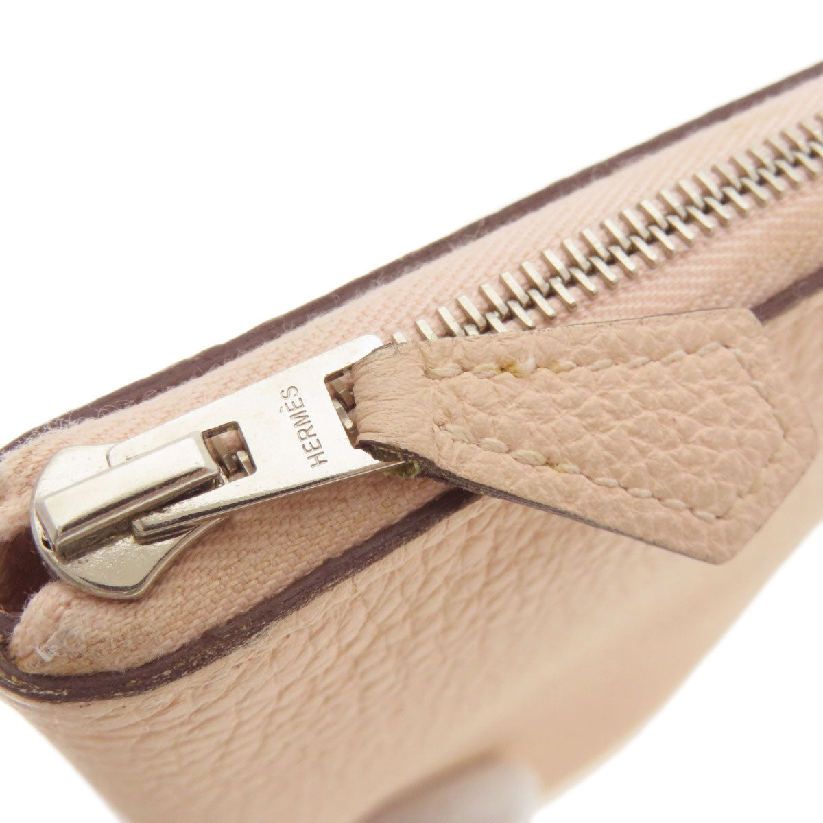 HERMES Long Wallet Purse Togo pink Azap Long Togo