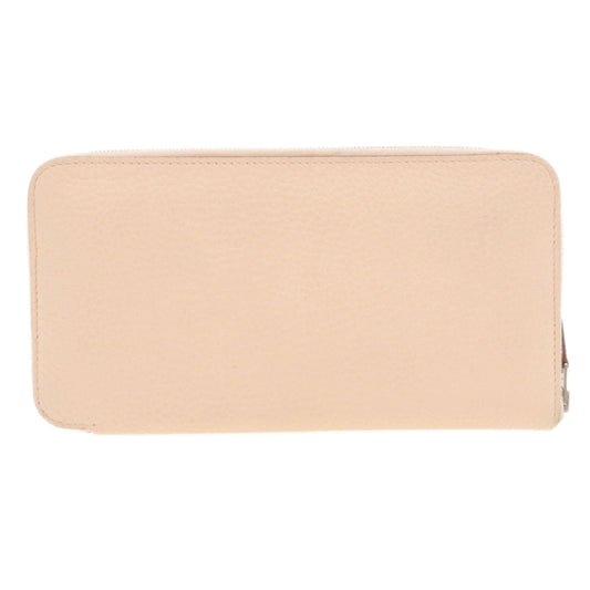 HERMES Long Wallet Purse Togo pink Azap Long Togo