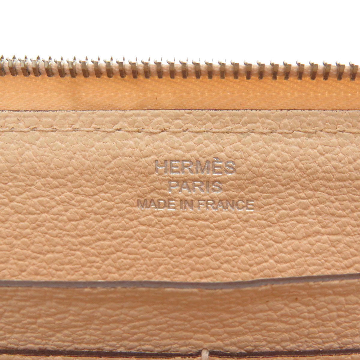HERMES Long Wallet Purse Togo pink Azap Long Togo