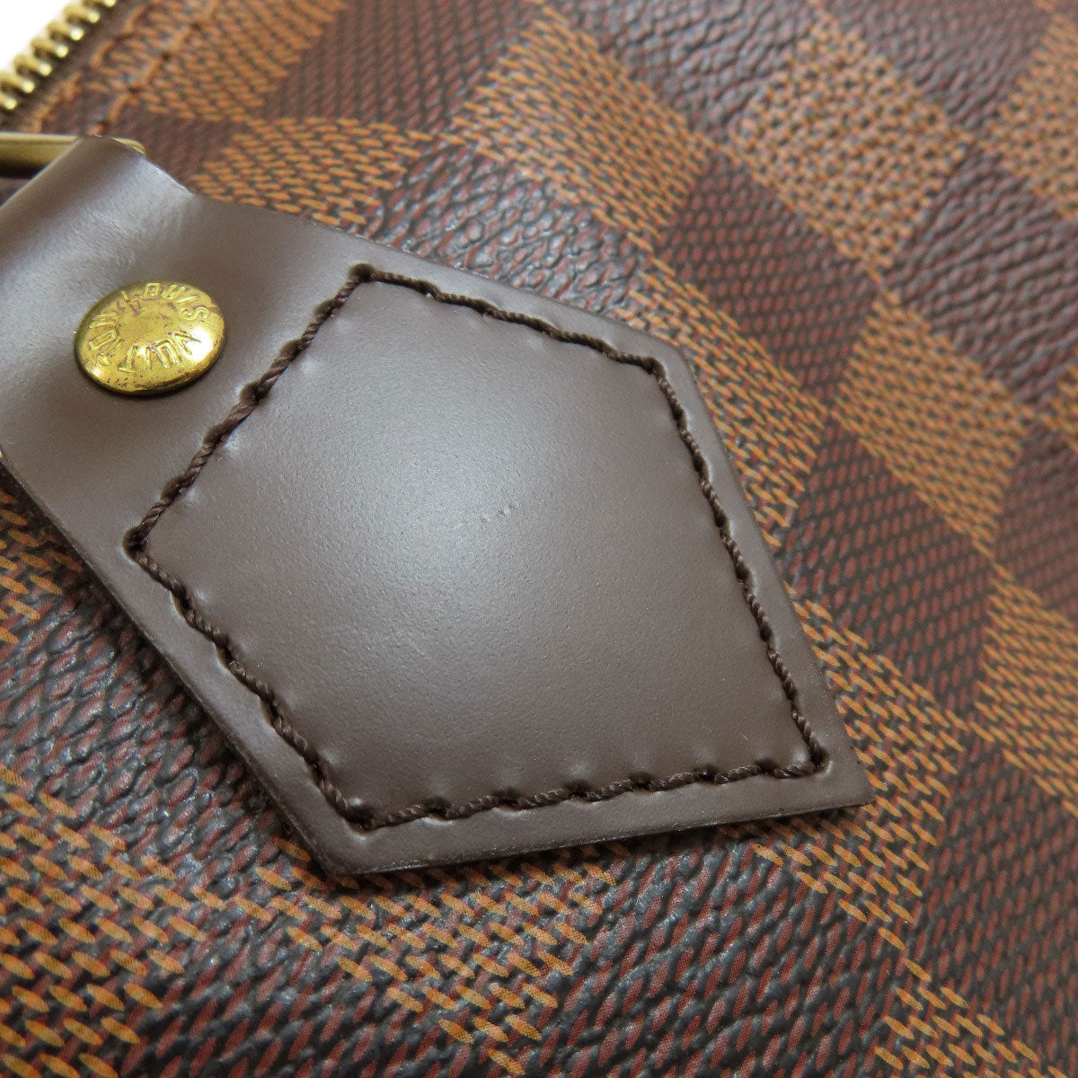 LOUIS VUITTON Boston Duffel bag N41532 Damier canvas Brown Speedy 25 Damier Ebene Women Used