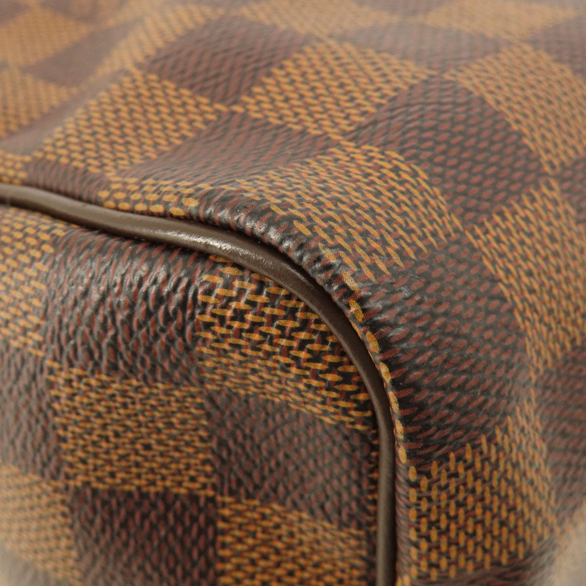 LOUIS VUITTON Boston Duffel bag N41532 Damier canvas Brown Speedy 25 Damier Ebene Women Used