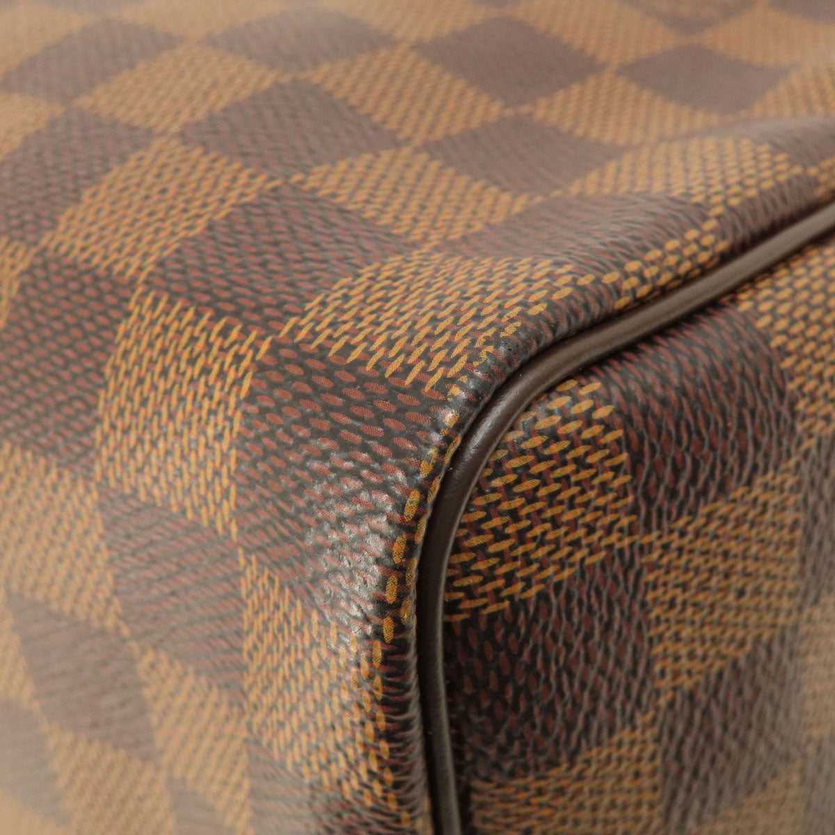 LOUIS VUITTON Boston Duffel bag N41532 Damier canvas Brown Speedy 25 Damier Ebene Women Used