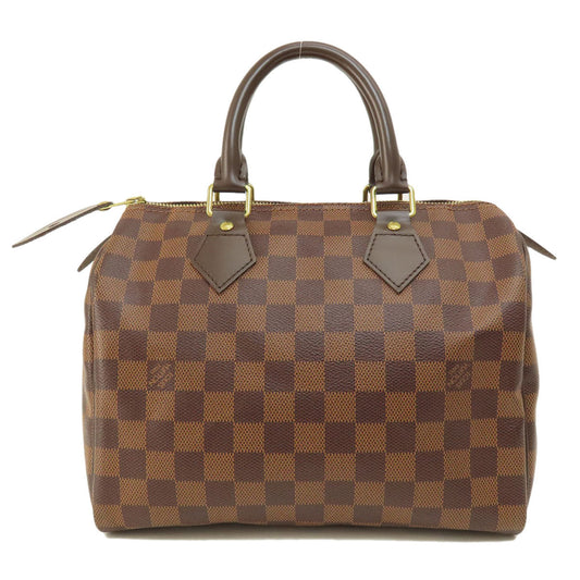 LOUIS VUITTON Boston Duffel bag N41532 Damier canvas Brown Speedy 25 Damier Ebene Women Used