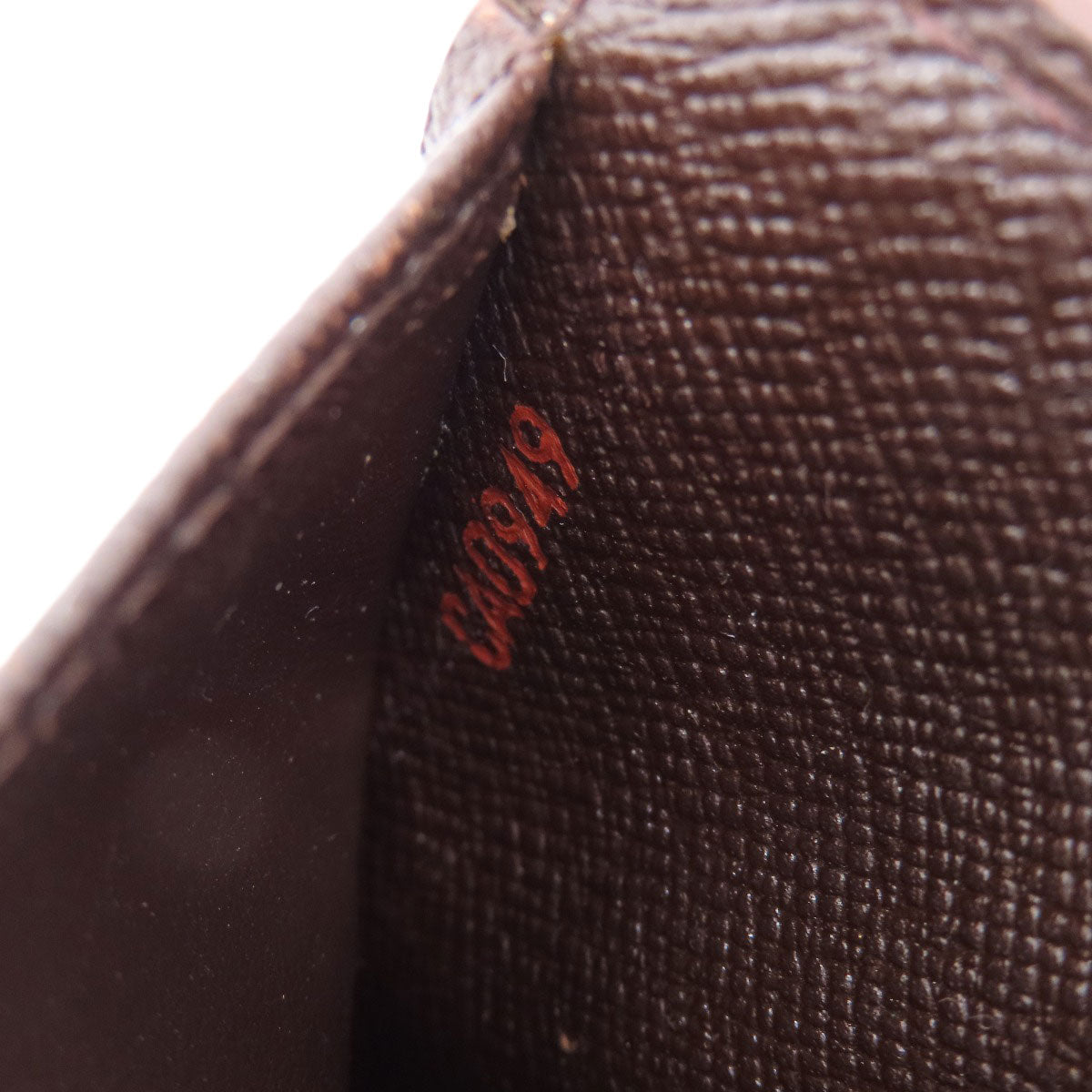 LOUIS VUITTON Bifold Wallet M61668 Damier canvas Brown Compact Zip Damier Ebene Women Used