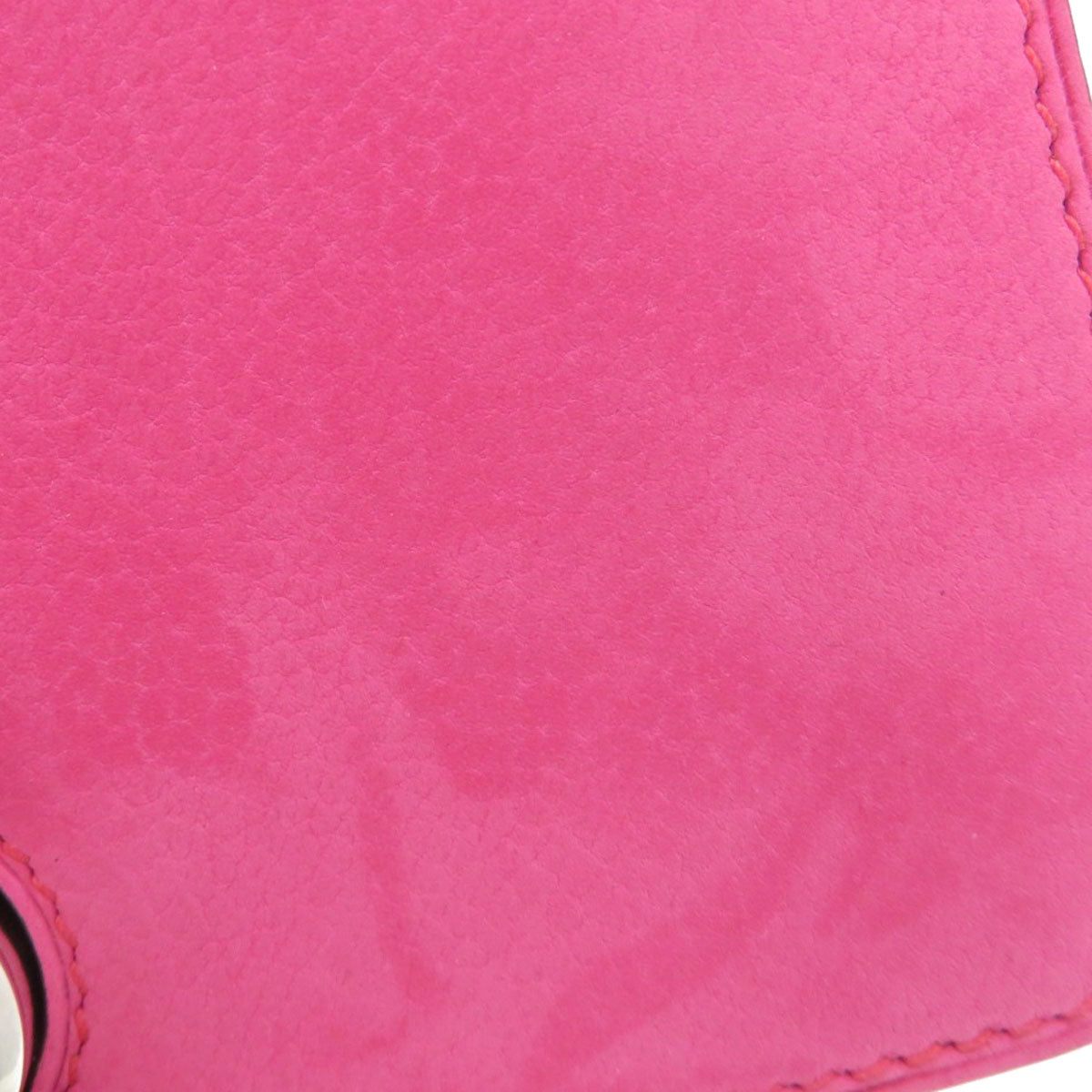 HERMES Coin case Eversoft pink Dogon Compact Eversoft