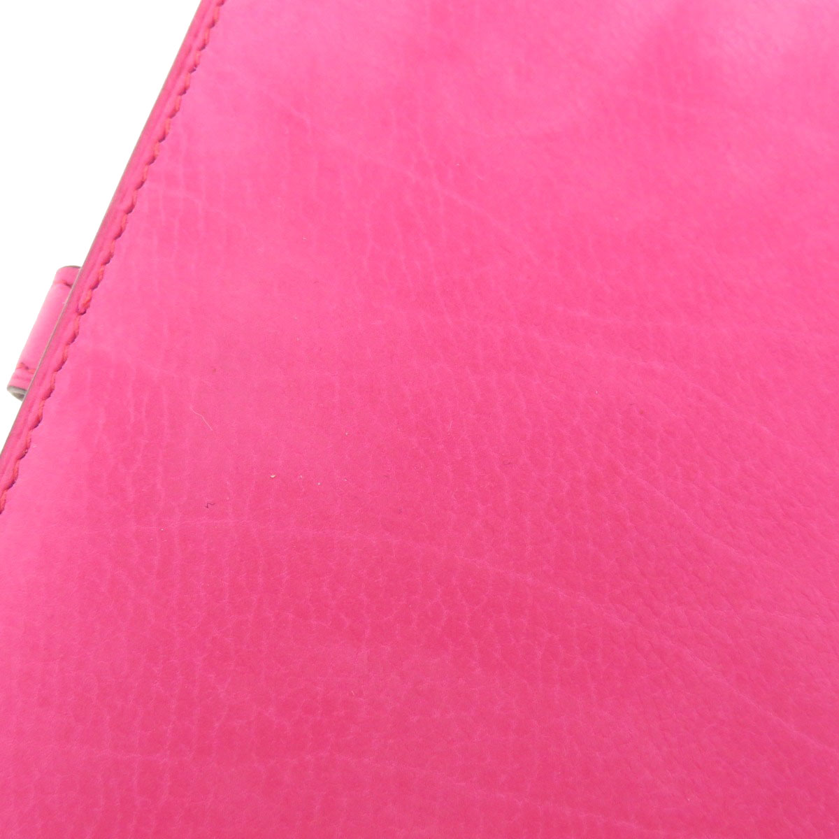HERMES Coin case Eversoft pink Dogon Compact Eversoft