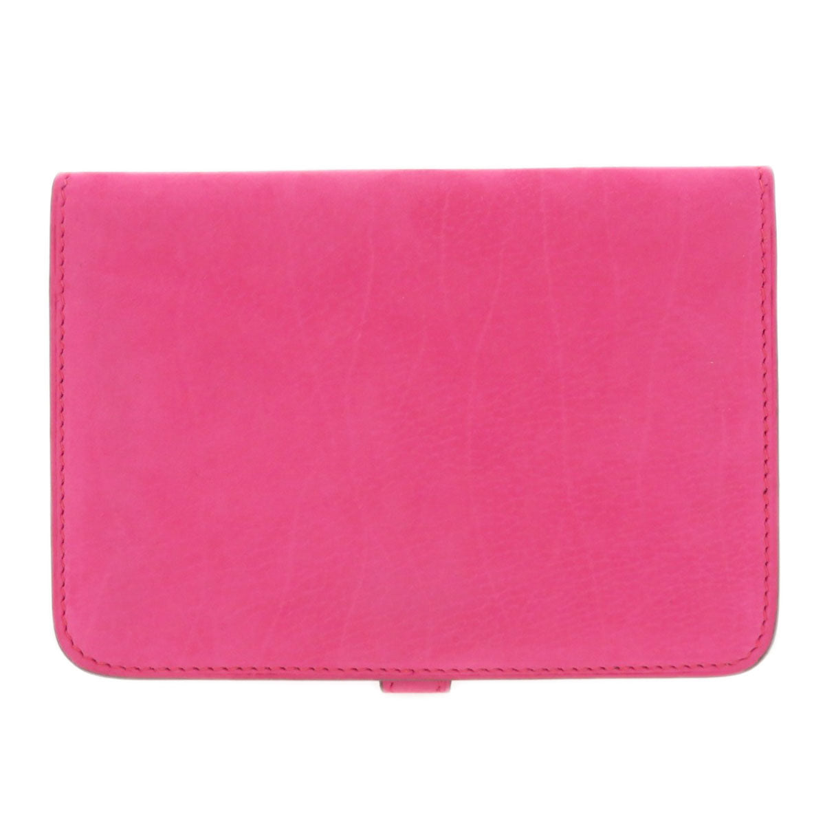 HERMES Coin case Eversoft pink Dogon Compact Eversoft