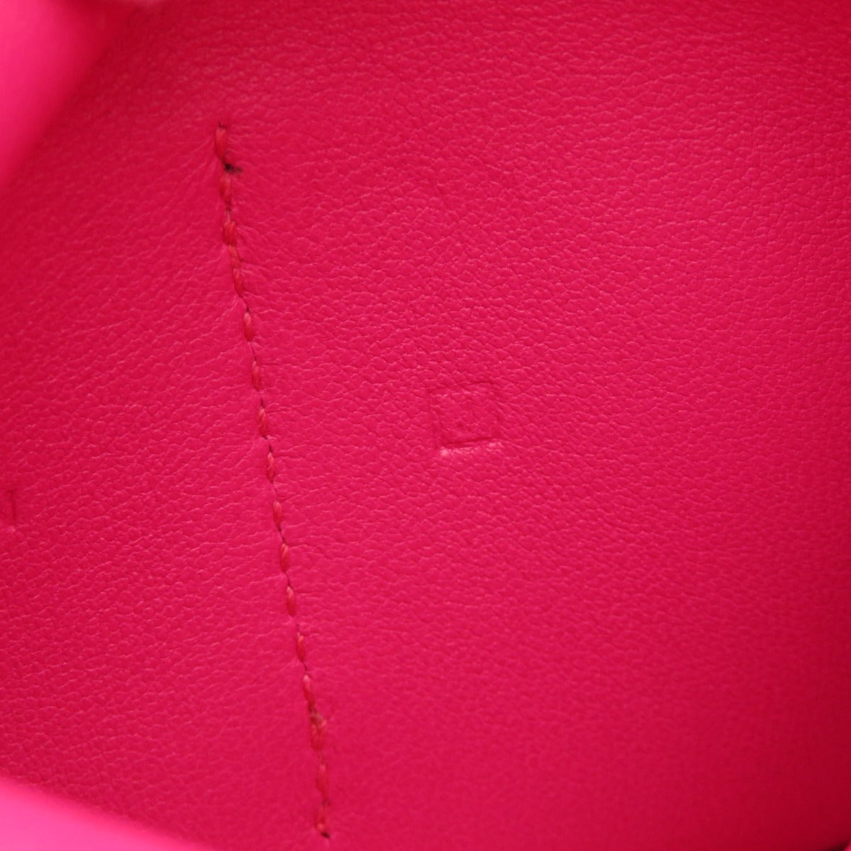 HERMES Coin case Eversoft pink Dogon Compact Eversoft