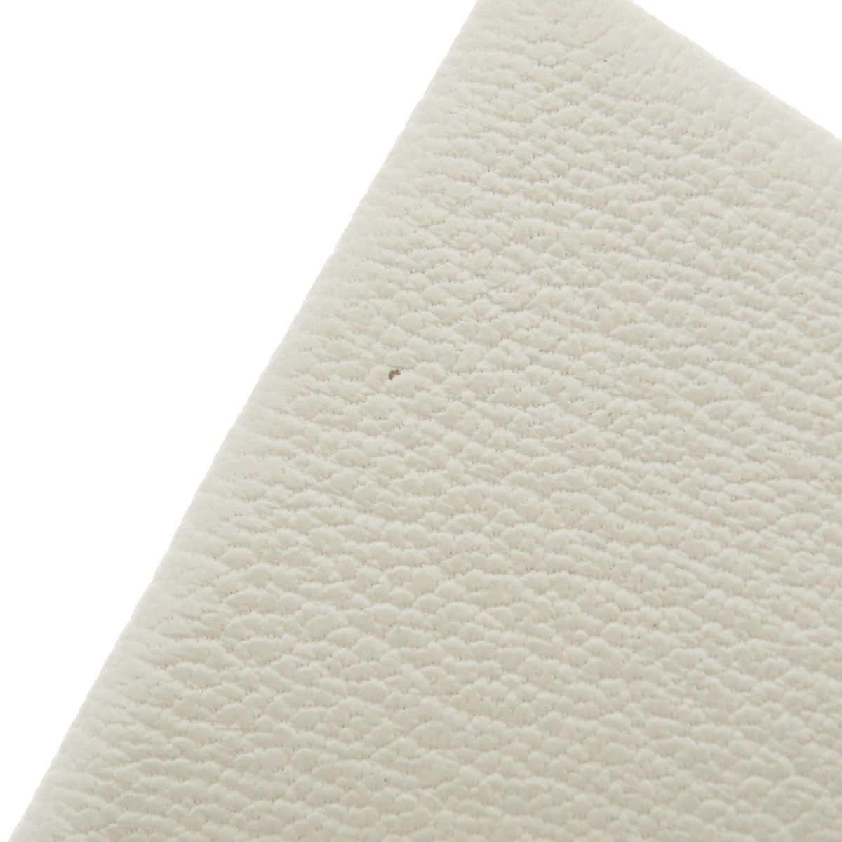 HERMES Card Case Shave white Calvi Duo Chevre