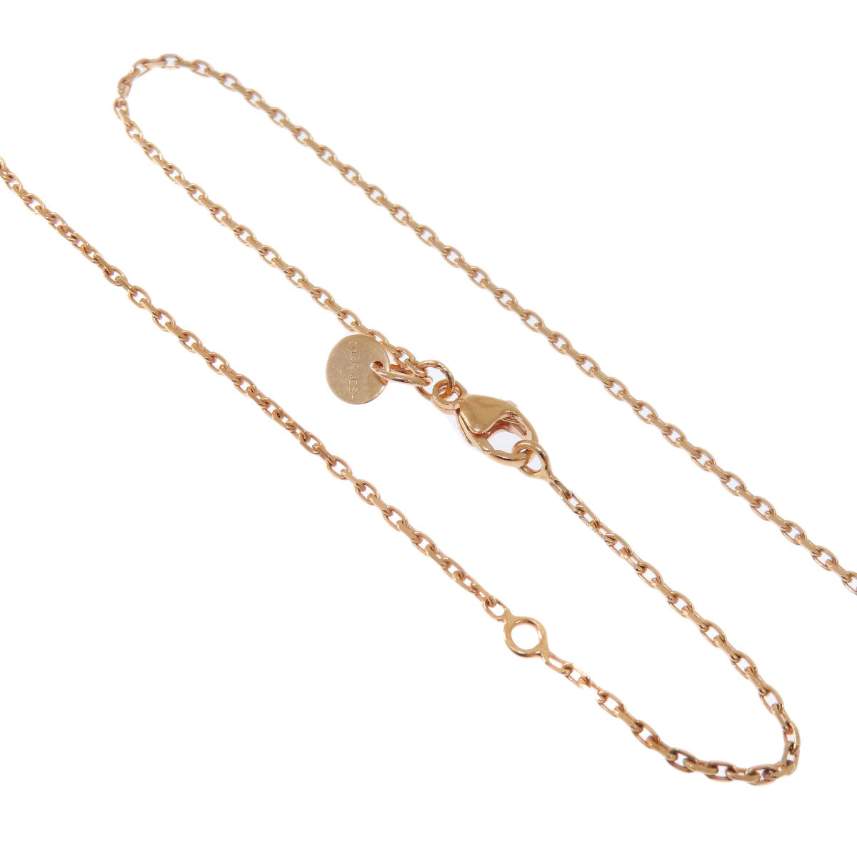 HERMES Necklace Gold Plated, Swift pink As Doucour PM Women Used