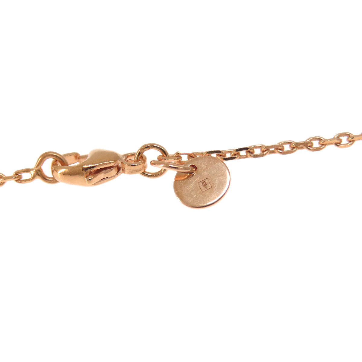 HERMES Necklace Gold Plated, Swift pink As Doucour PM Women Used