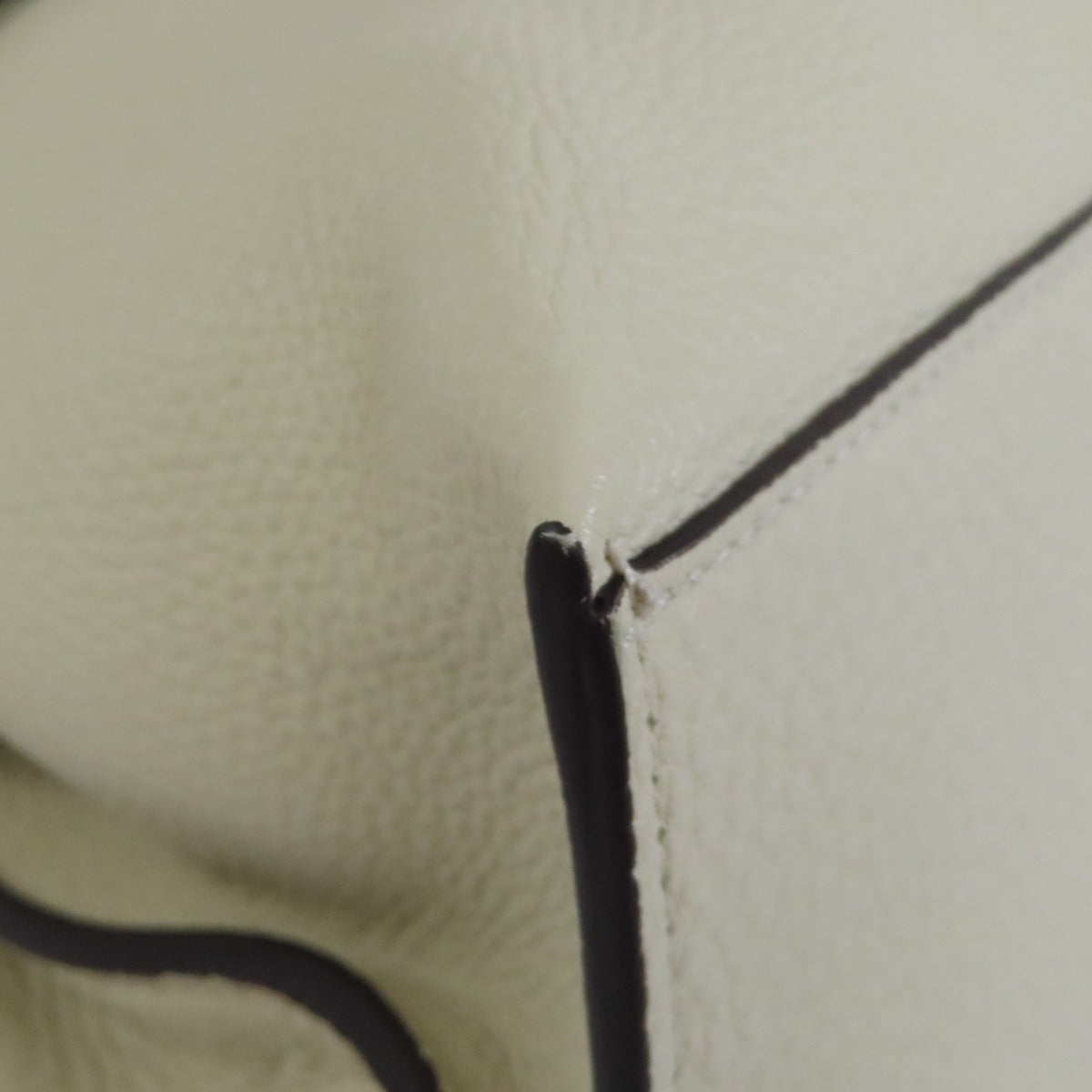 GUCCI Handbag 392013 leather white 2WAY Women Used