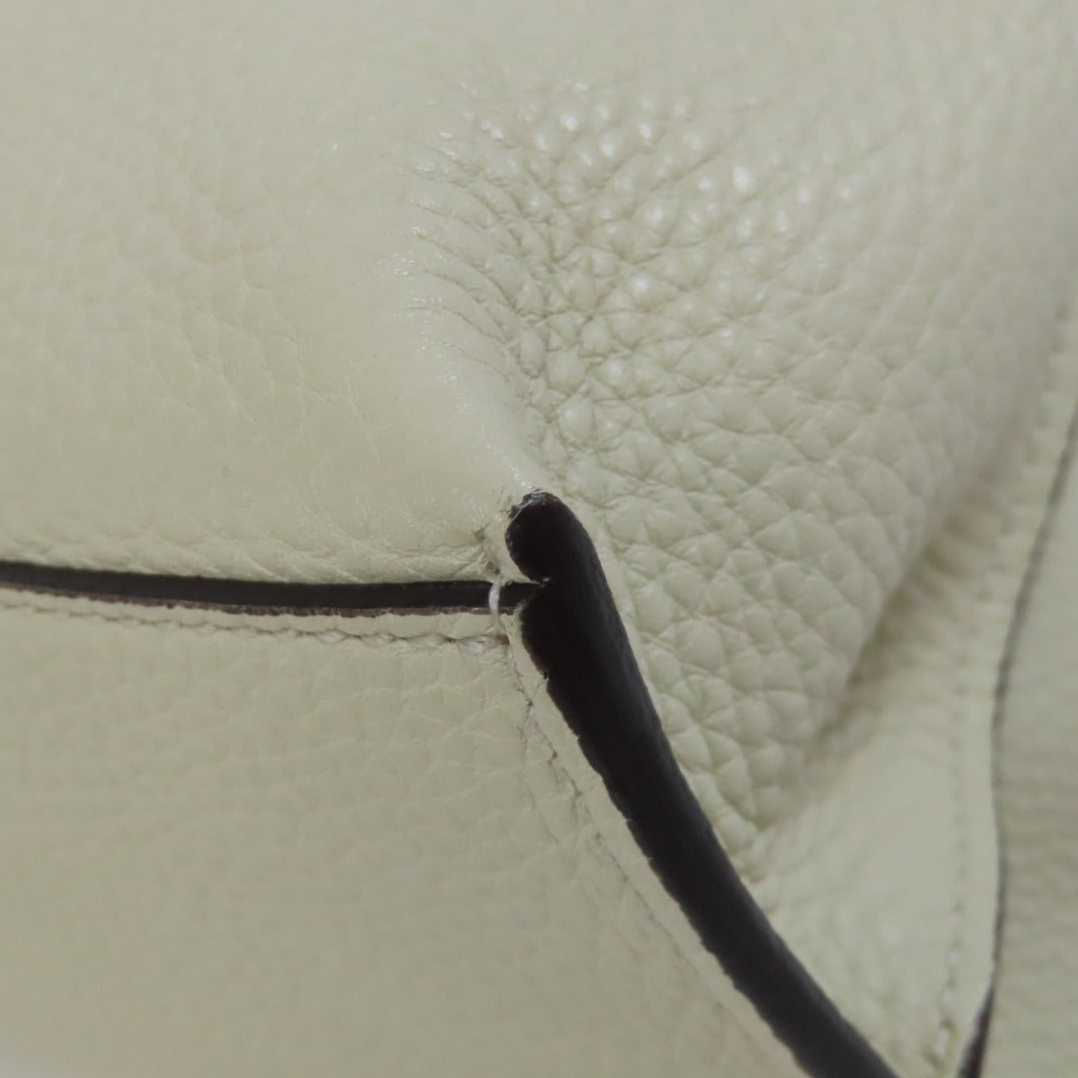 GUCCI Handbag 392013 leather white 2WAY Women Used