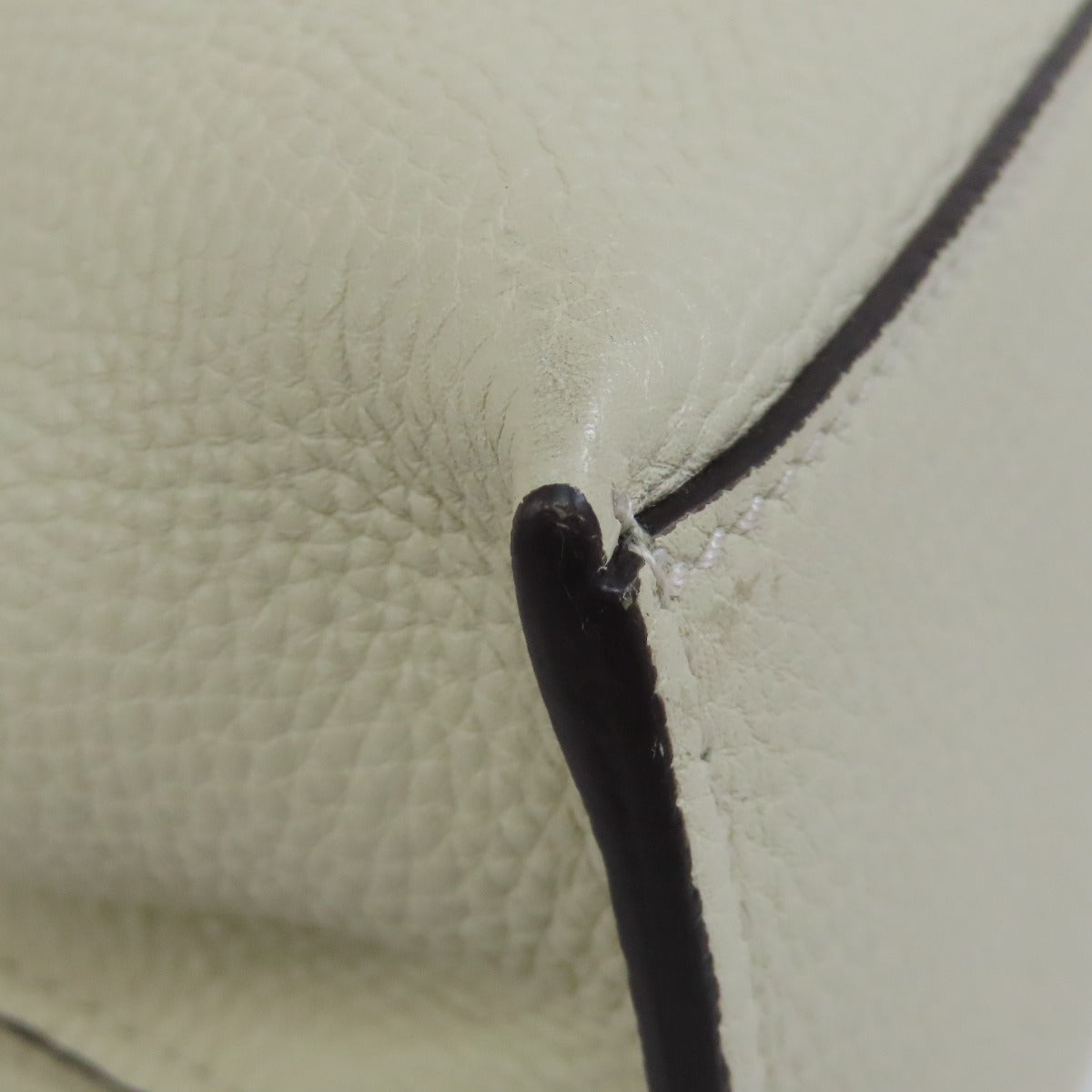 GUCCI Handbag 392013 leather white 2WAY Women Used