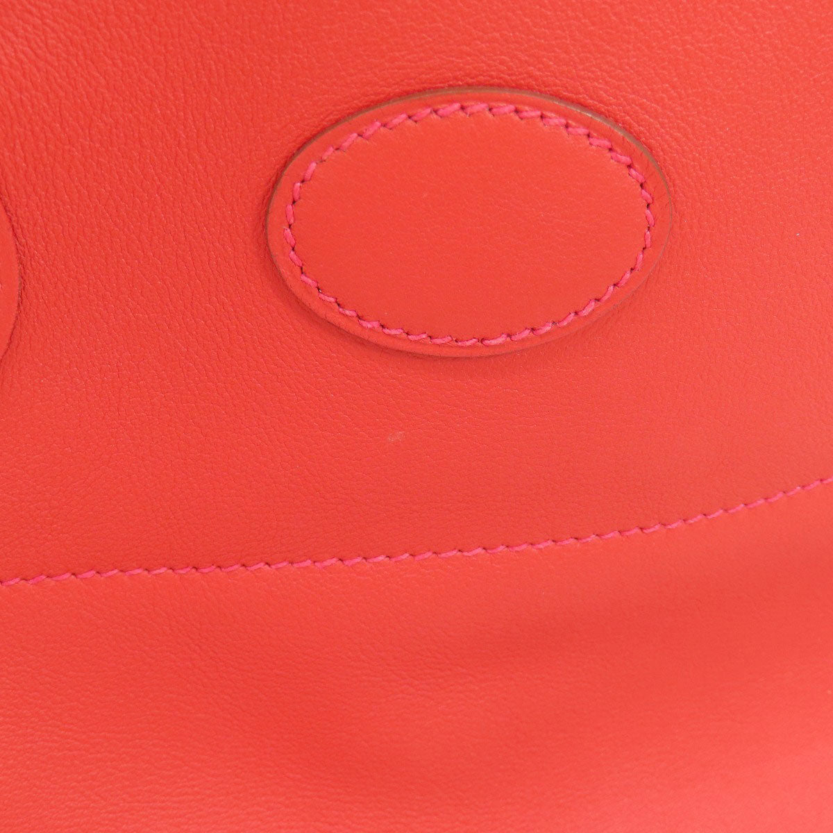 HERMES Handbag Swift Red Bolide 27 Red SilverMetal Women Used