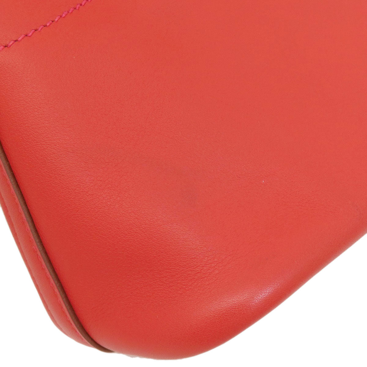 HERMES Handbag Swift Red Bolide 27 Red SilverMetal Women Used