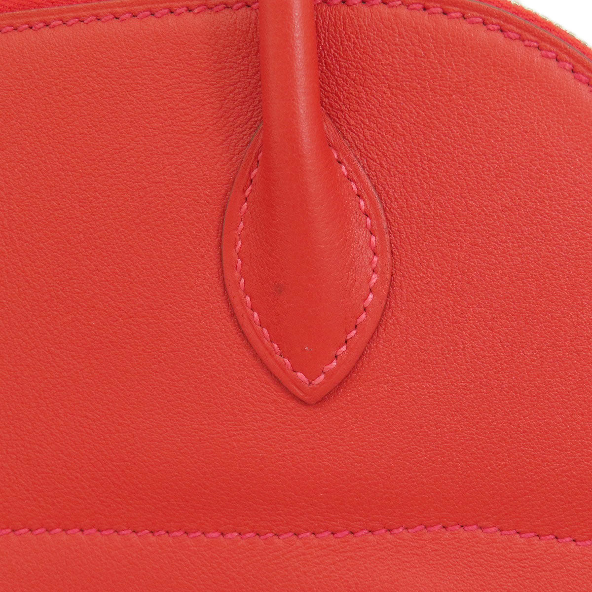 HERMES Handbag Swift Red Bolide 27 Red SilverMetal Women Used