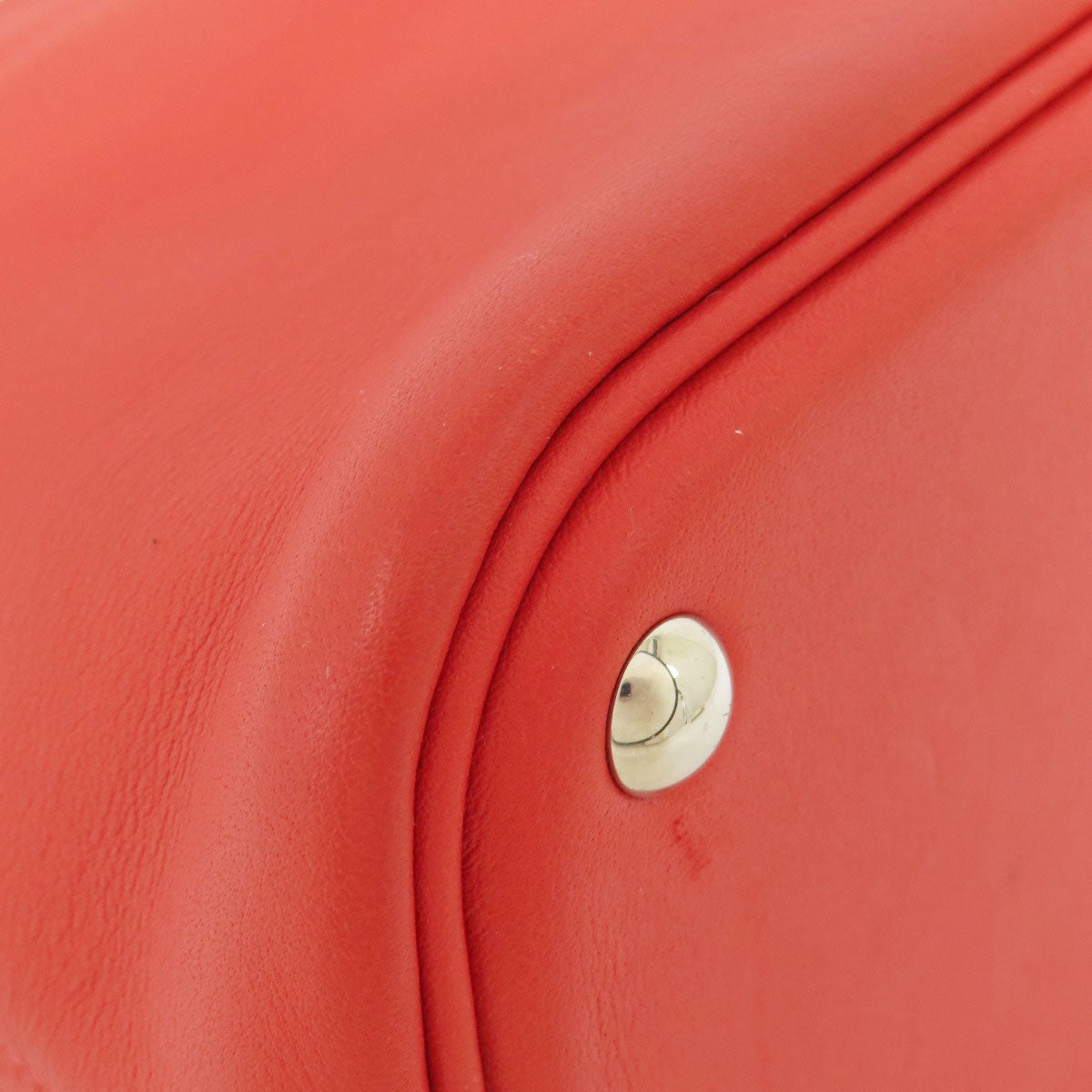 HERMES Handbag Swift Red Bolide 27 Red SilverMetal Women Used