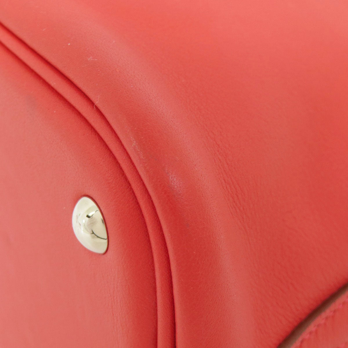 HERMES Handbag Swift Red Bolide 27 Red SilverMetal Women Used