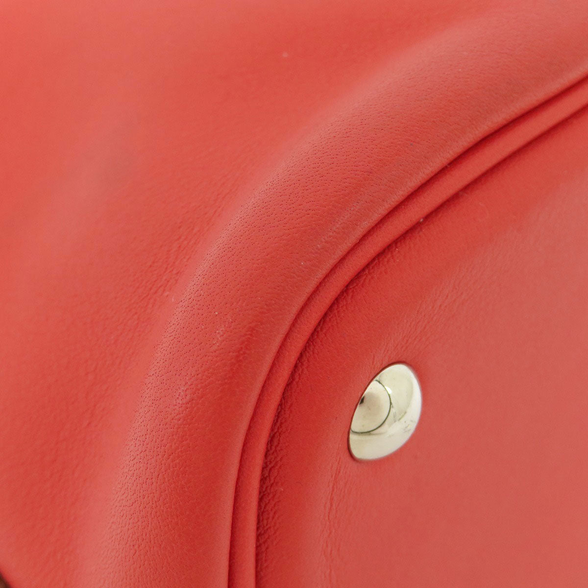 HERMES Handbag Swift Red Bolide 27 Red SilverMetal Women Used