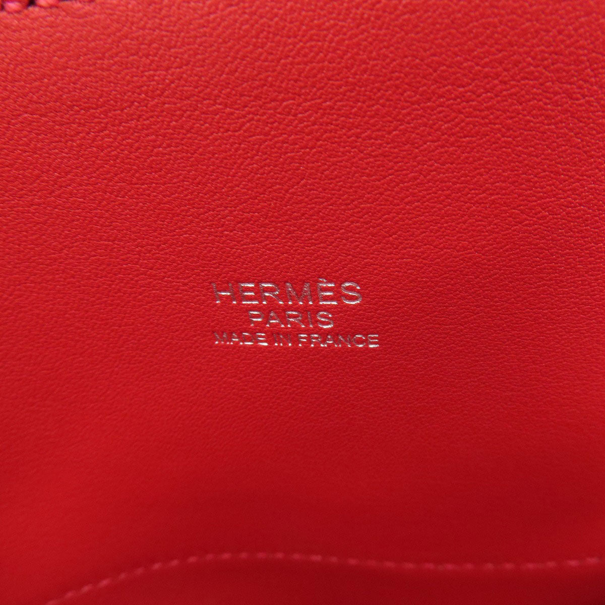 HERMES Handbag Swift Red Bolide 27 Red SilverMetal Women Used