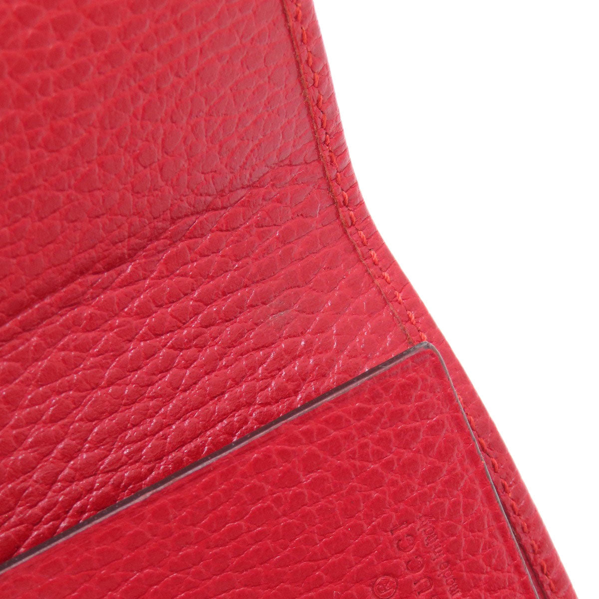 GUCCI Key case Key holder  456118 leather Red GG Marmont
