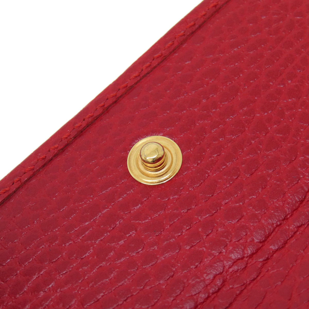 GUCCI Key case Key holder  456118 leather Red GG Marmont