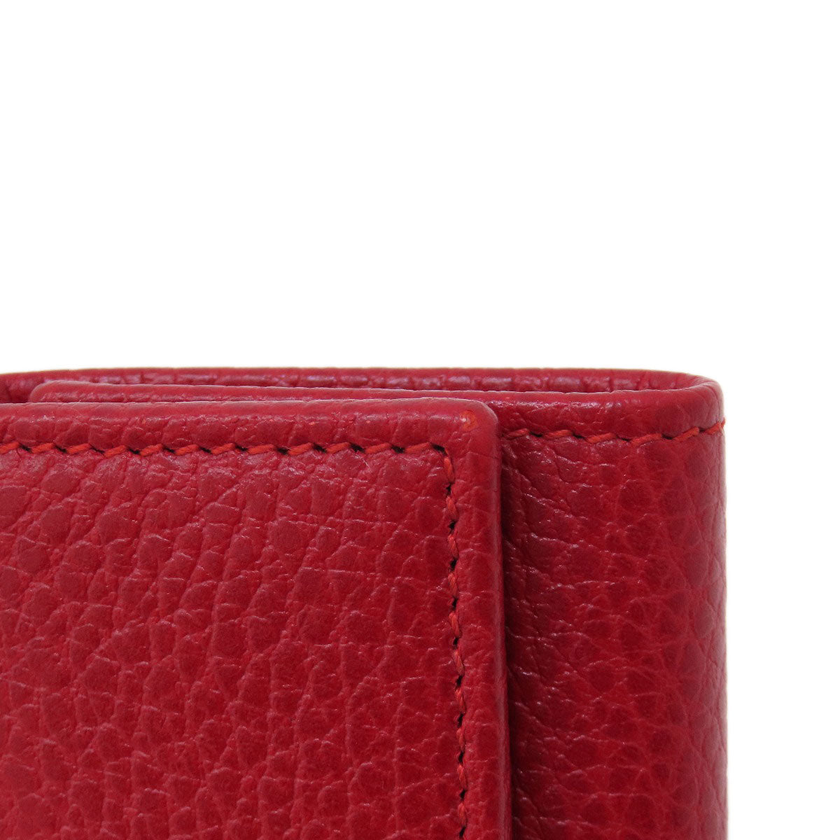 GUCCI Key case Key holder  456118 leather Red GG Marmont
