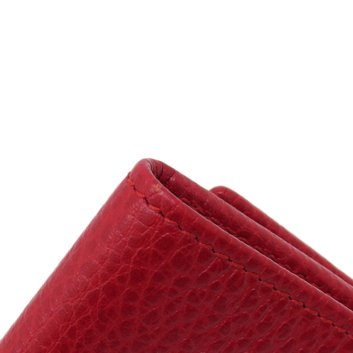 GUCCI Key case Key holder  456118 leather Red GG Marmont