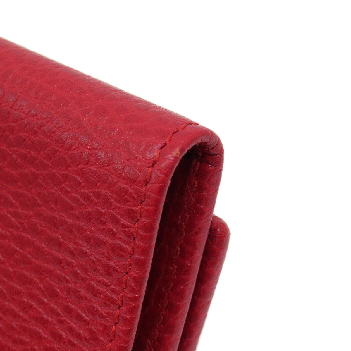 GUCCI Key case Key holder  456118 leather Red GG Marmont