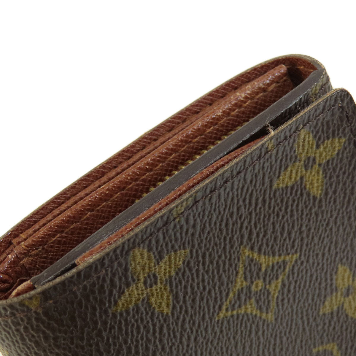 LOUIS VUITTON Bifold Wallet M61730 Monogram canvas Brown Portomonet Bietrezole Women Used
