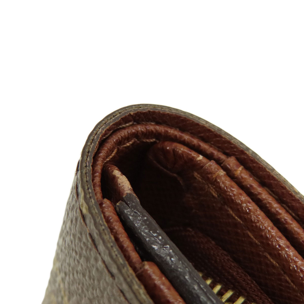 LOUIS VUITTON Bifold Wallet M61730 Monogram canvas Brown Portomonet Bietrezole Women Used