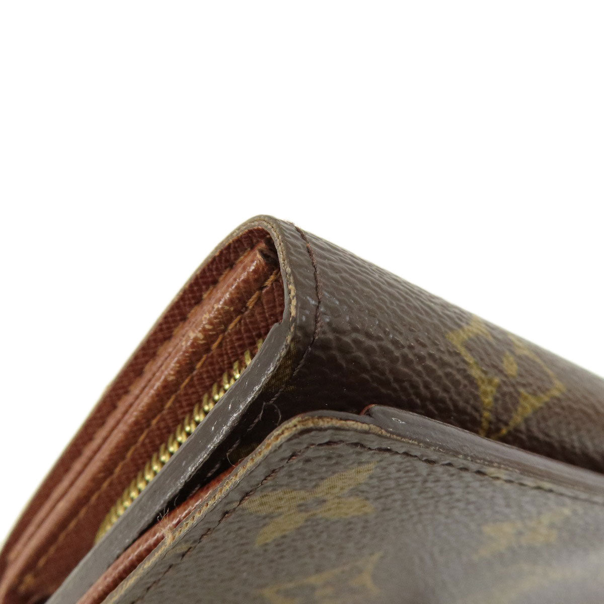 LOUIS VUITTON Bifold Wallet M61730 Monogram canvas Brown Portomonet Bietrezole Women Used