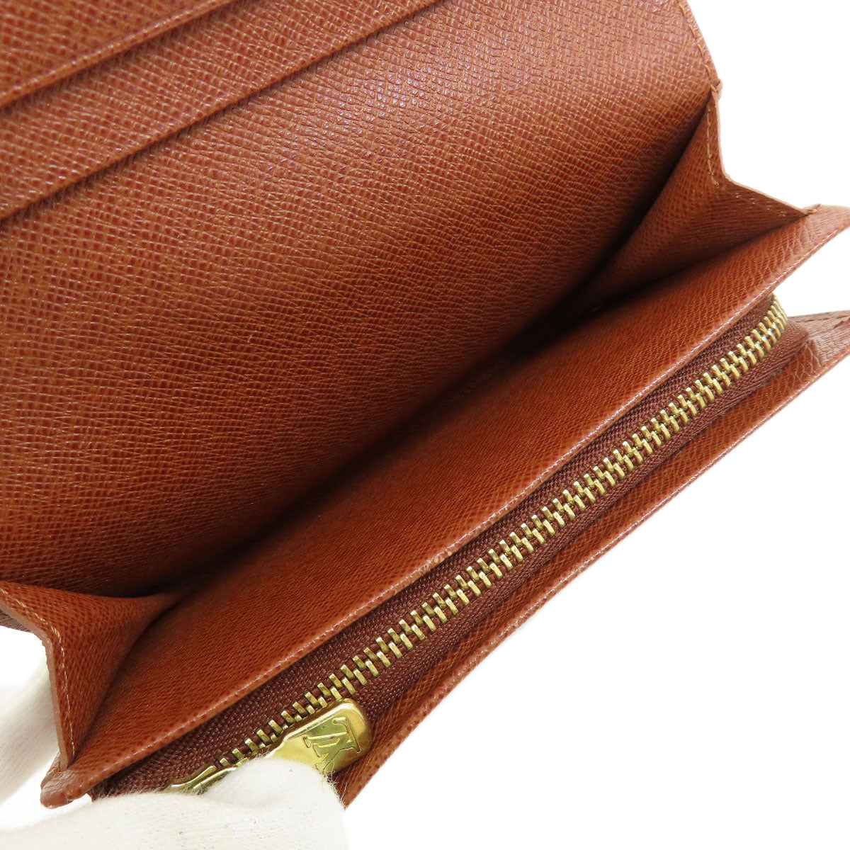 LOUIS VUITTON Bifold Wallet M61730 Monogram canvas Brown Portomonet Bietrezole Women Used
