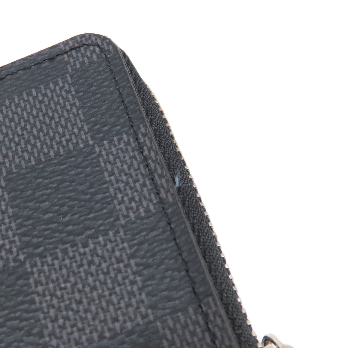 LOUIS VUITTON Coin case N63076 Damier canvas black Zippy Coin Purse Damier Graphite mens Used